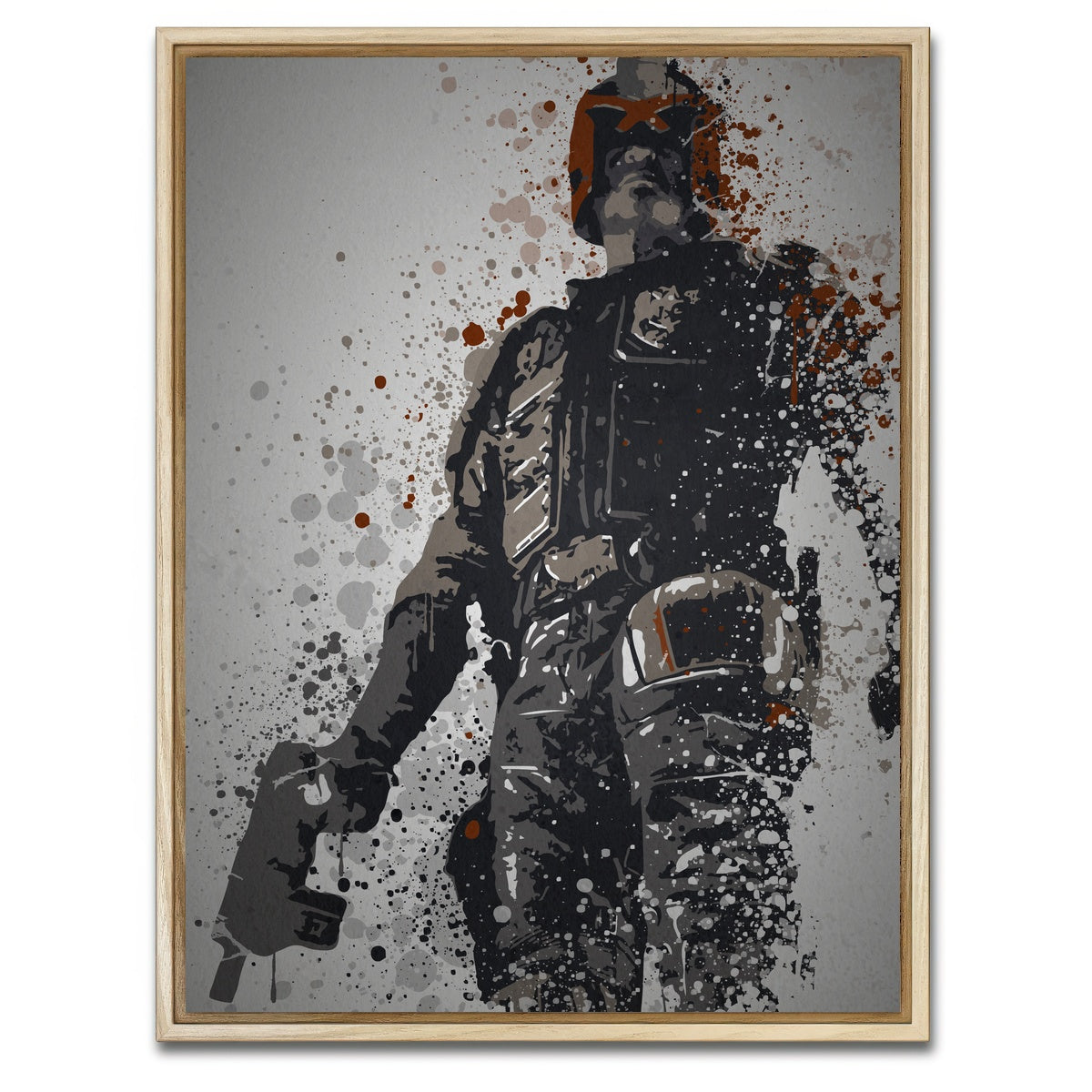 AUTO-MOCKUP WHITE | I Am The Law | 1 Piece | Natural Framed Canvas | group=3x4