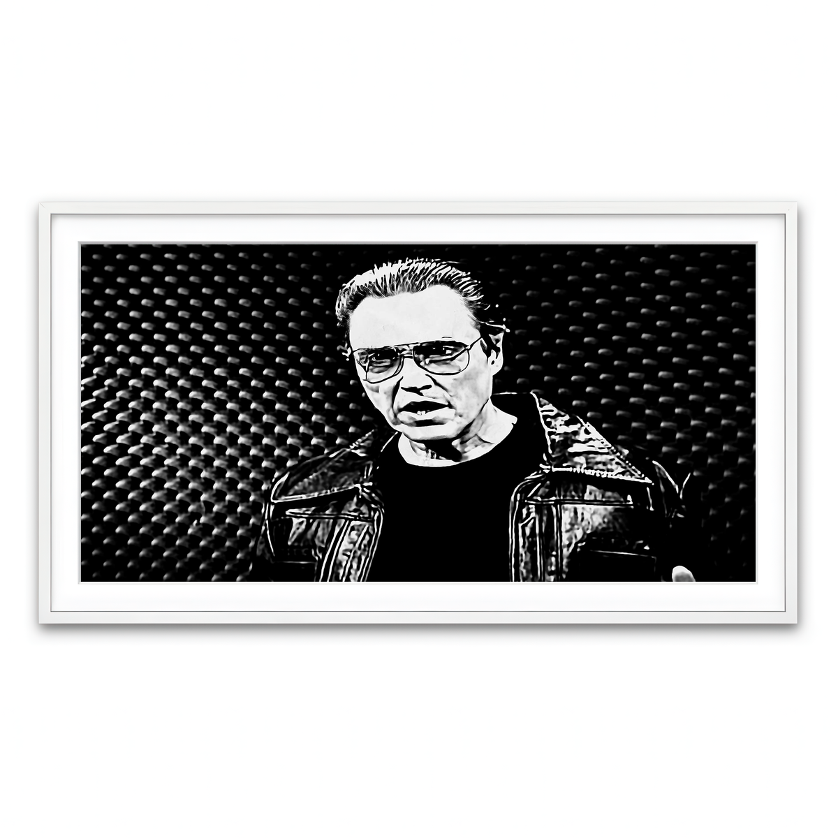 Framed Print 2x1 White