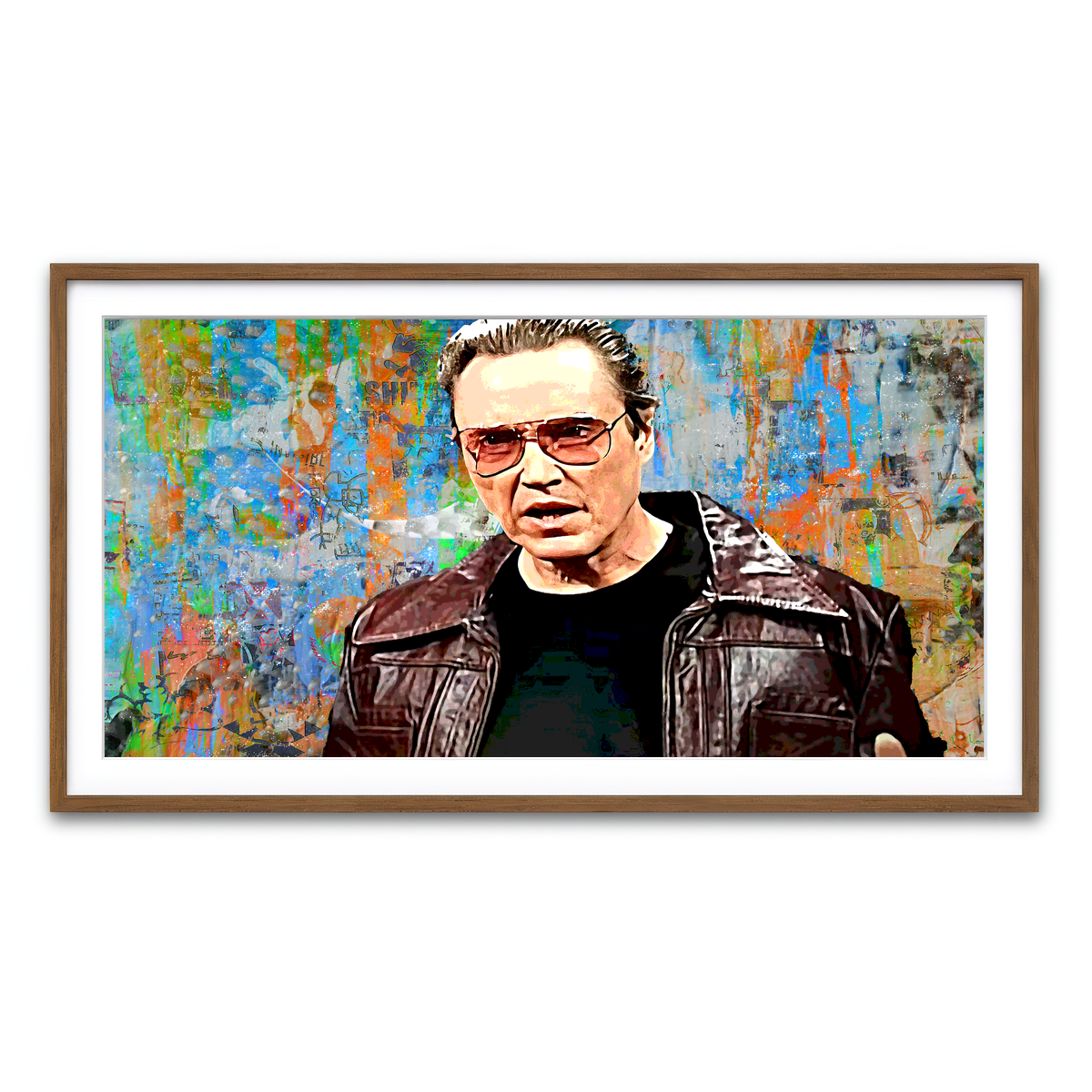 Framed Print 2x1 Walnut