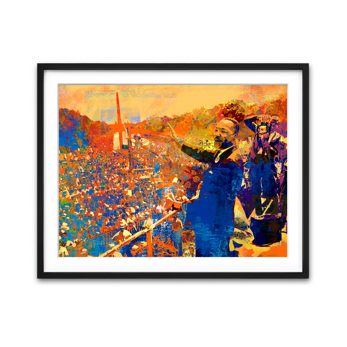 Framed Print 4x3 Black