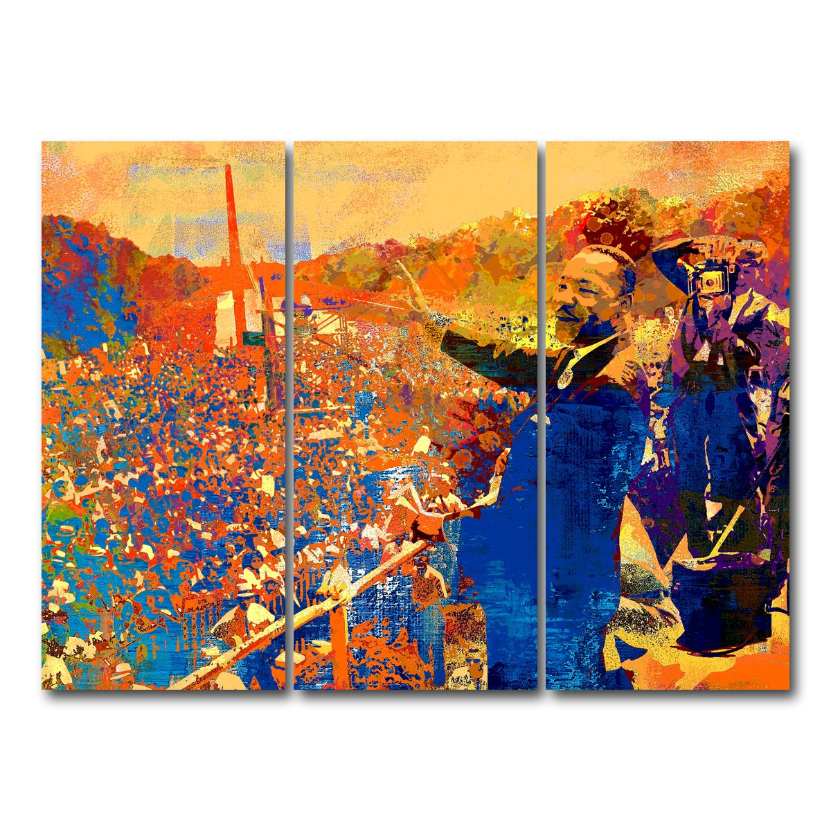 AUTO-MOCKUP WHITE | I Have a Dream | 3 Piece | Gallery Wrap Canvas | group=8x18