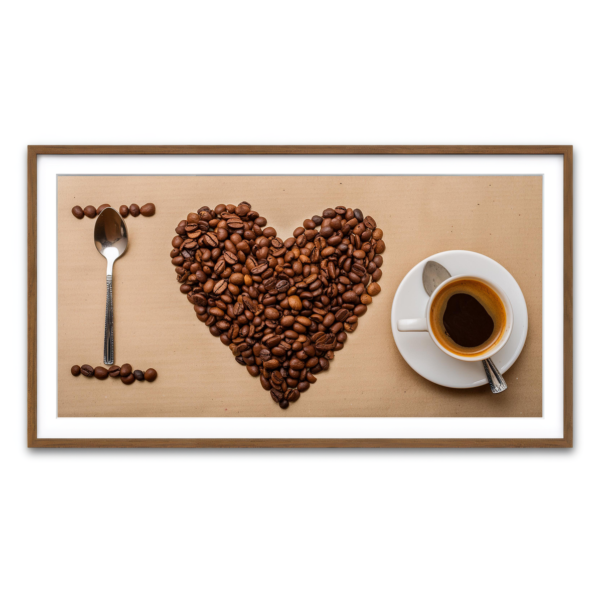 Framed Print 2x1 Walnut