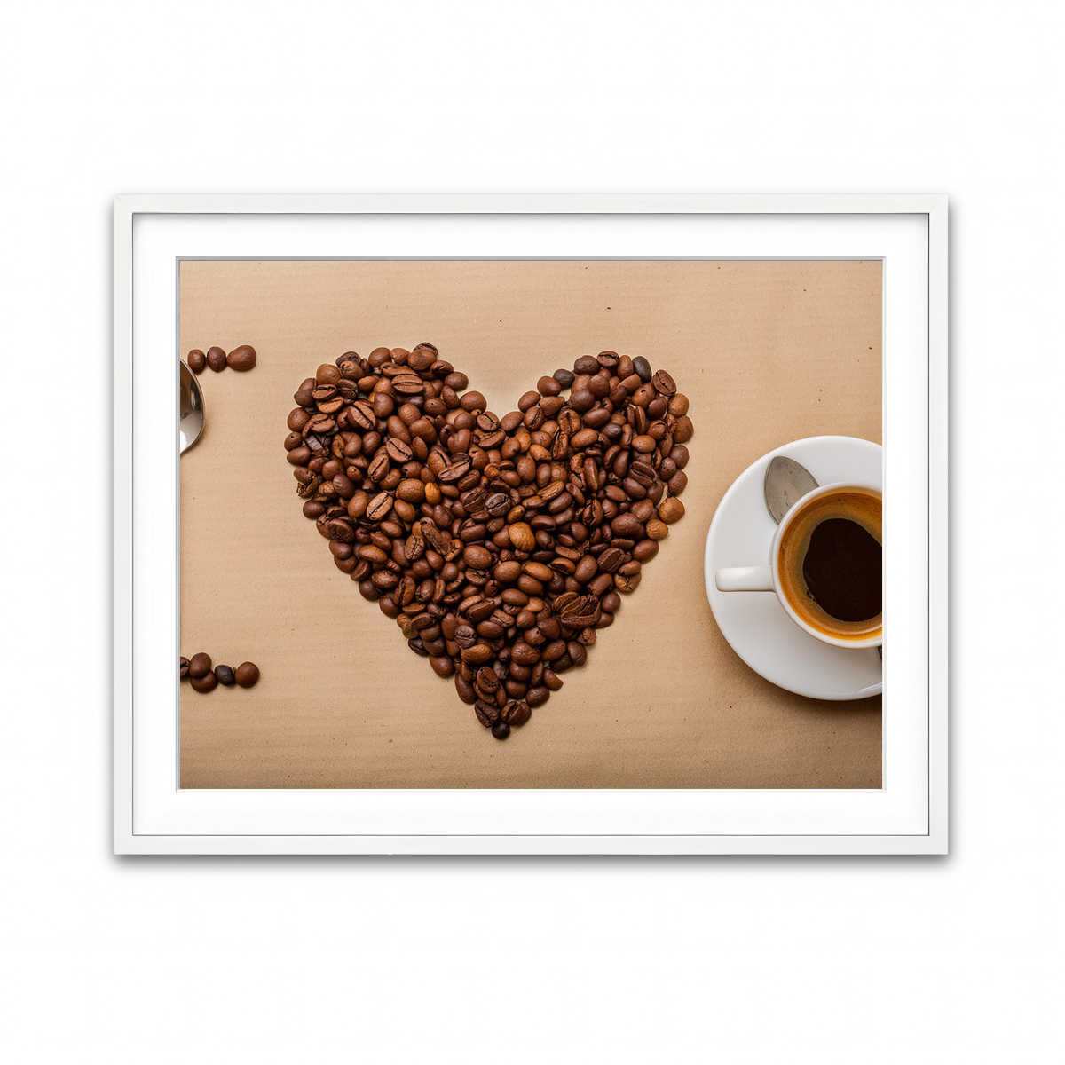 Framed Print 4x3 White