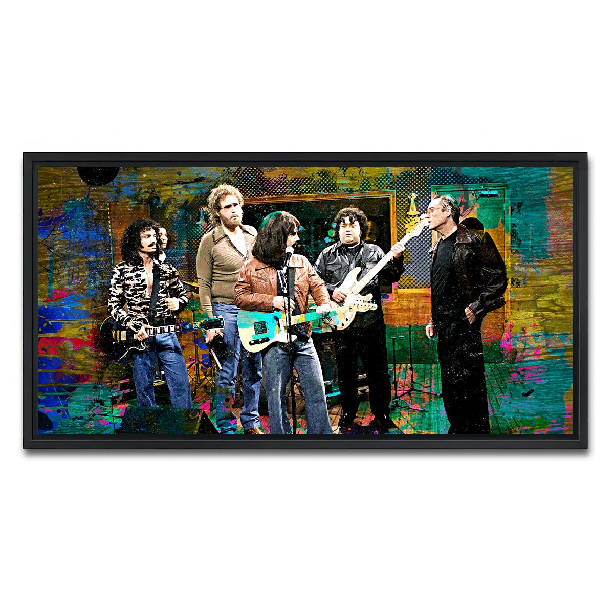 AUTO-MOCKUP WHITE | I Need More Cowbell | 1 Piece | Black Framed Canvas | group=2x1