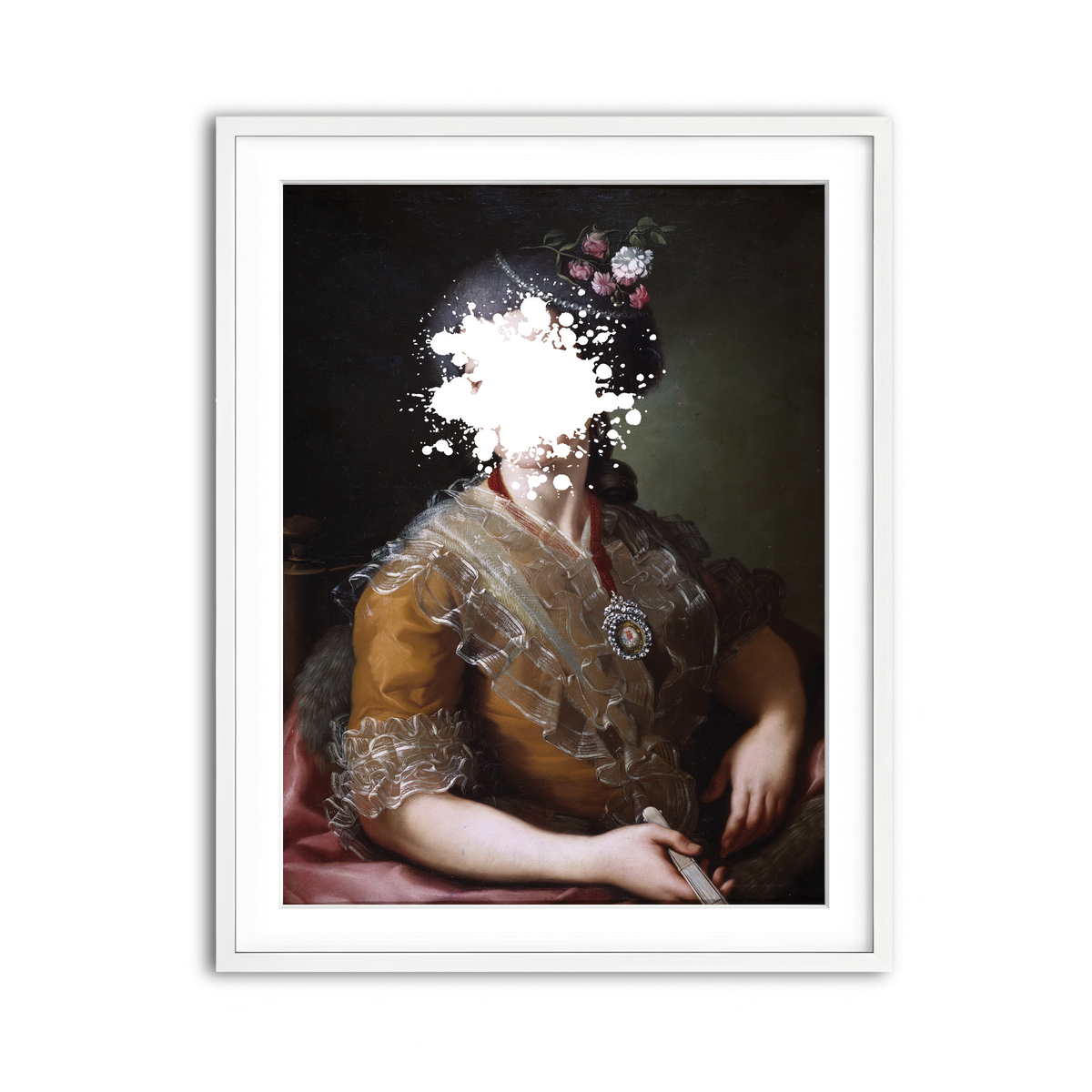 Framed Print 3x4 White