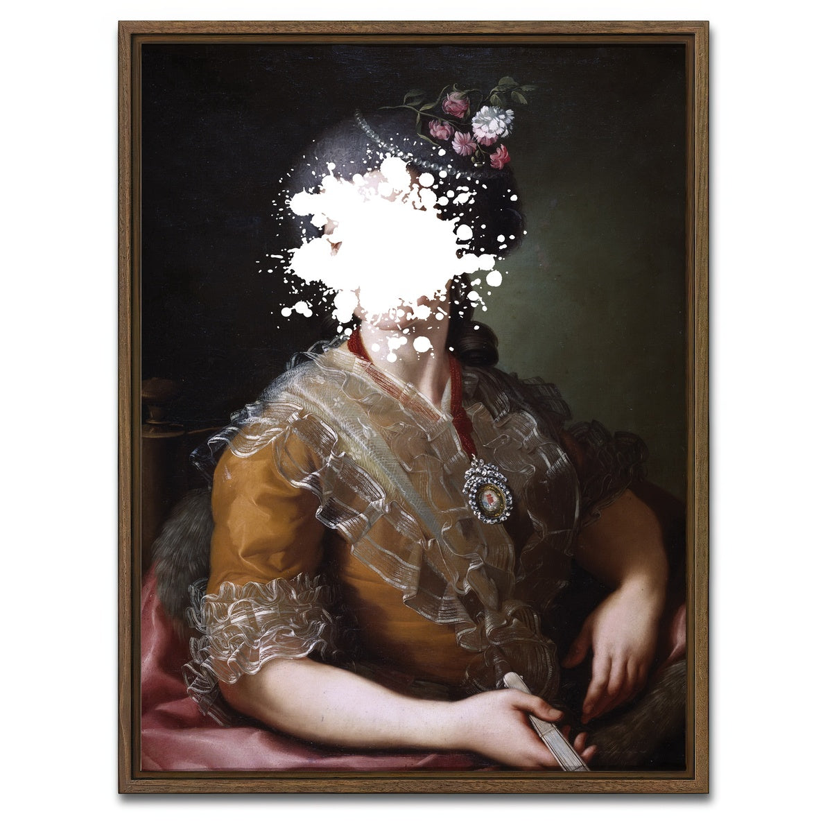 AUTO-MOCKUP WHITE | I Need To Get My Face Done | 1 Piece | Walnut Framed Canvas | group=3x4