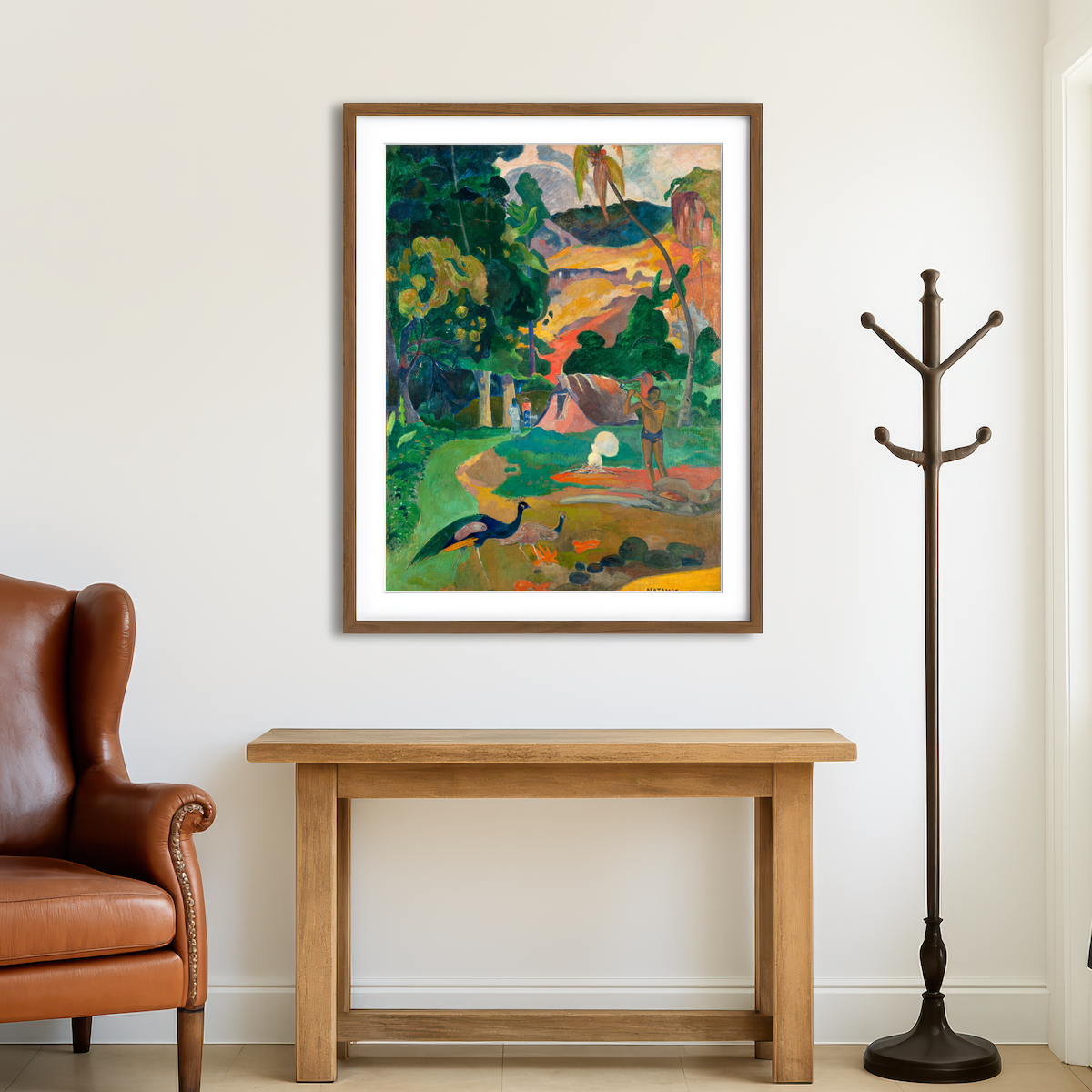 AUTO-MOCKUP ROOM | I Raro Te Oviri Wall Art