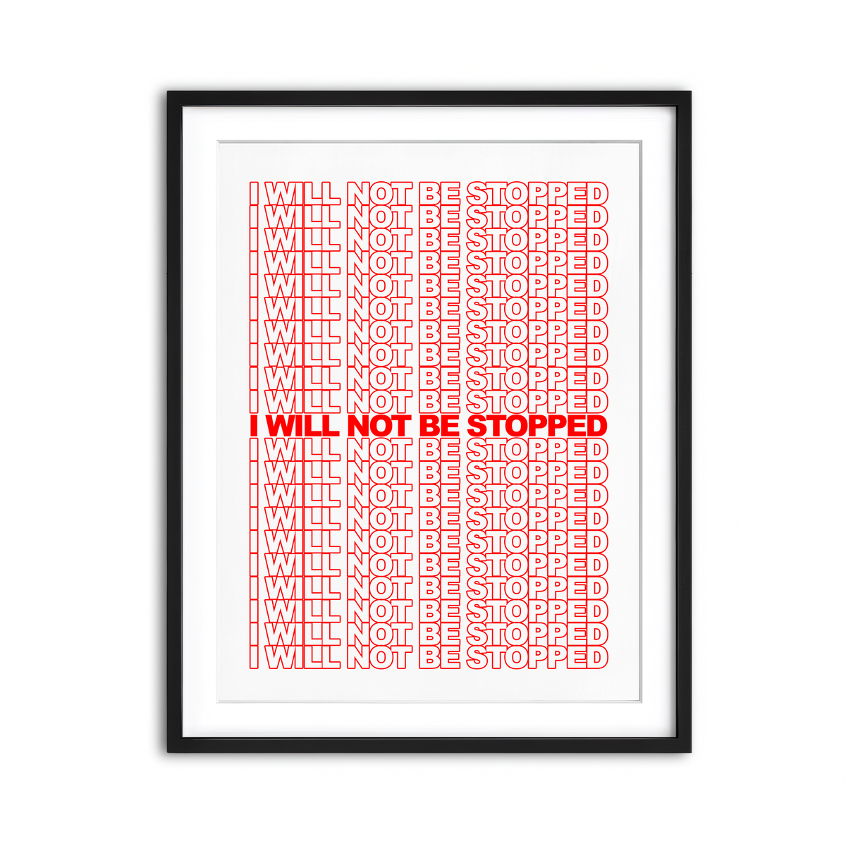 Framed Print 3x4 Black