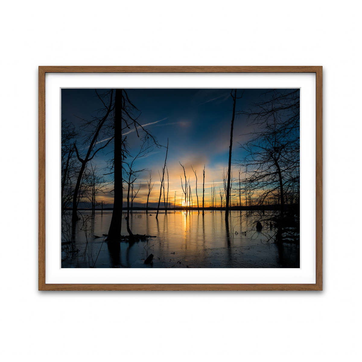 Framed Print 4x3 Walnut