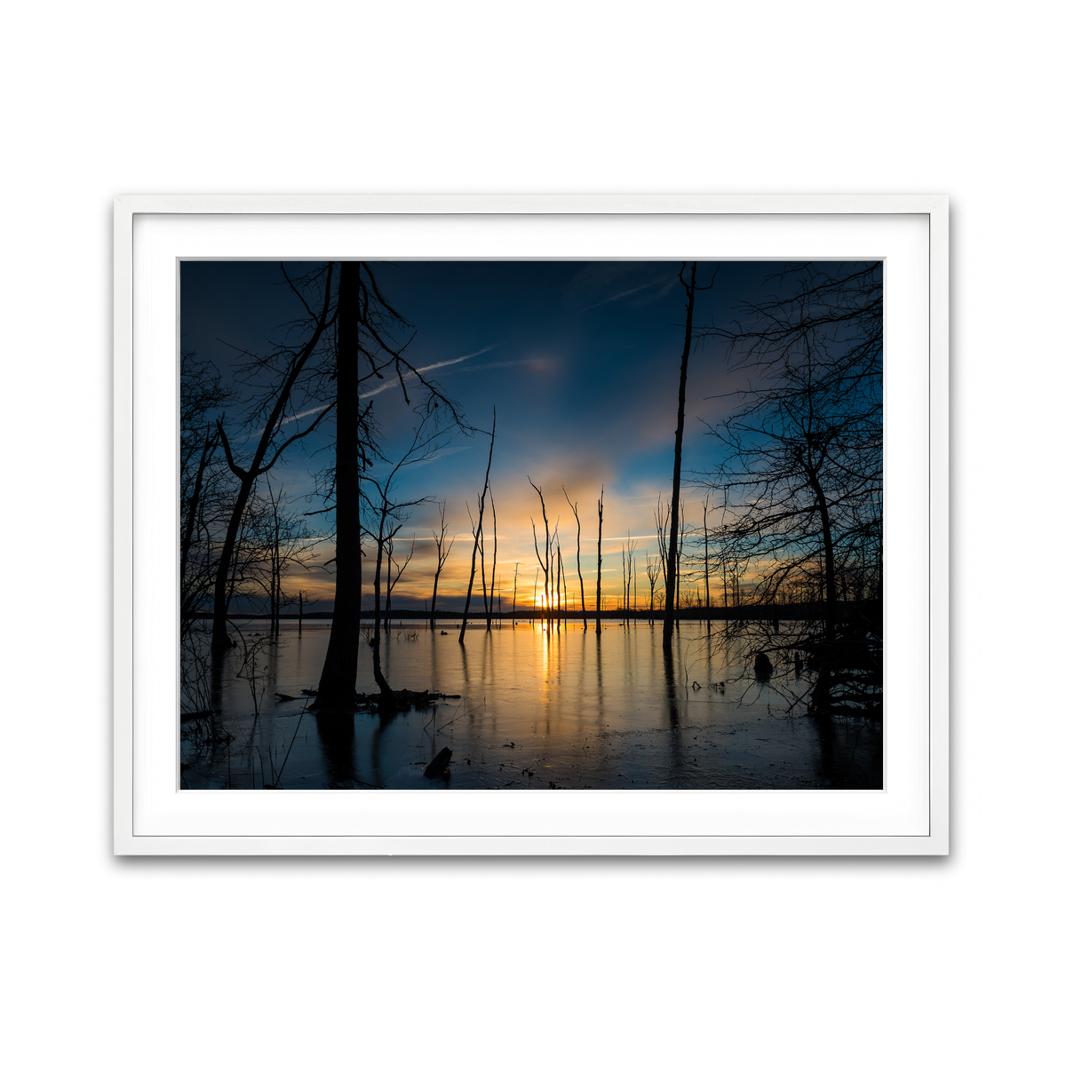 Framed Print 4x3 White