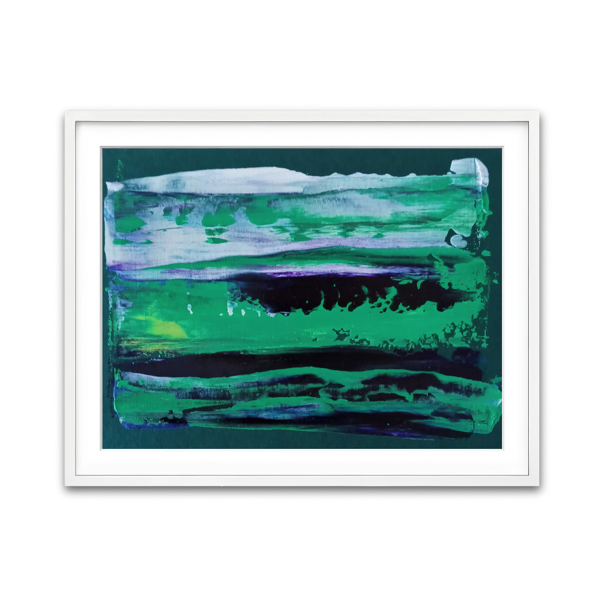 Framed Print 4x3 White