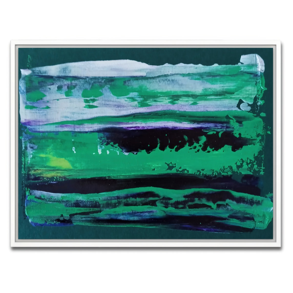 AUTO-MOCKUP WHITE | Ice Green | 1 Piece | White Framed Canvas | group=4x3