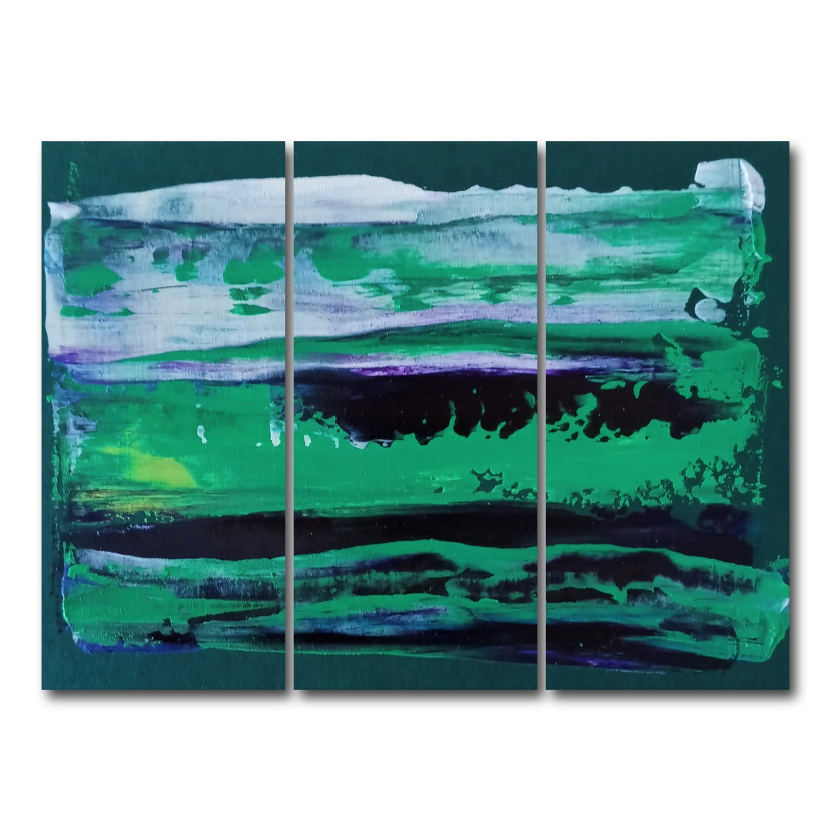 AUTO-MOCKUP WHITE | Ice Green | 3 Piece | Gallery Wrap Canvas | group=8x18