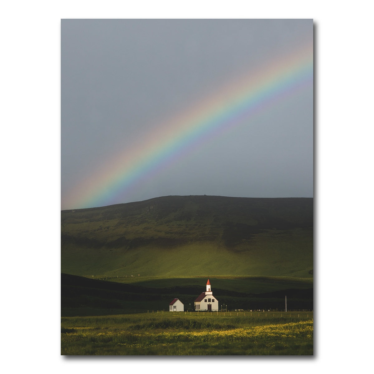 AUTO-MOCKUP WHITE | Iceland Rainbow | 1 Piece | Gallery Wrap Canvas | group=3x4