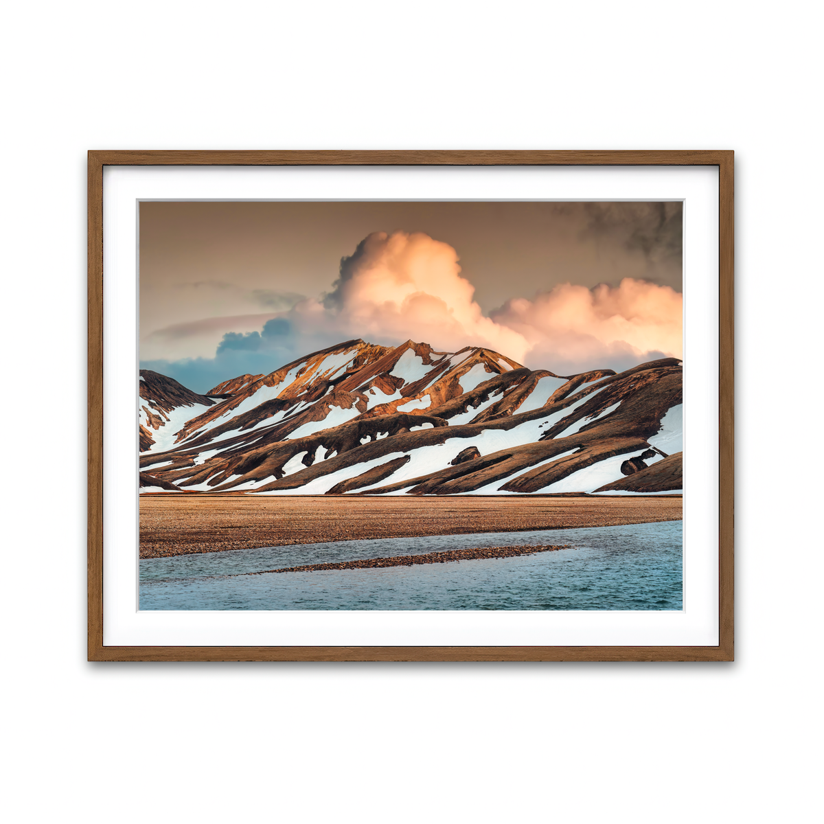 Framed Print 4x3 Walnut