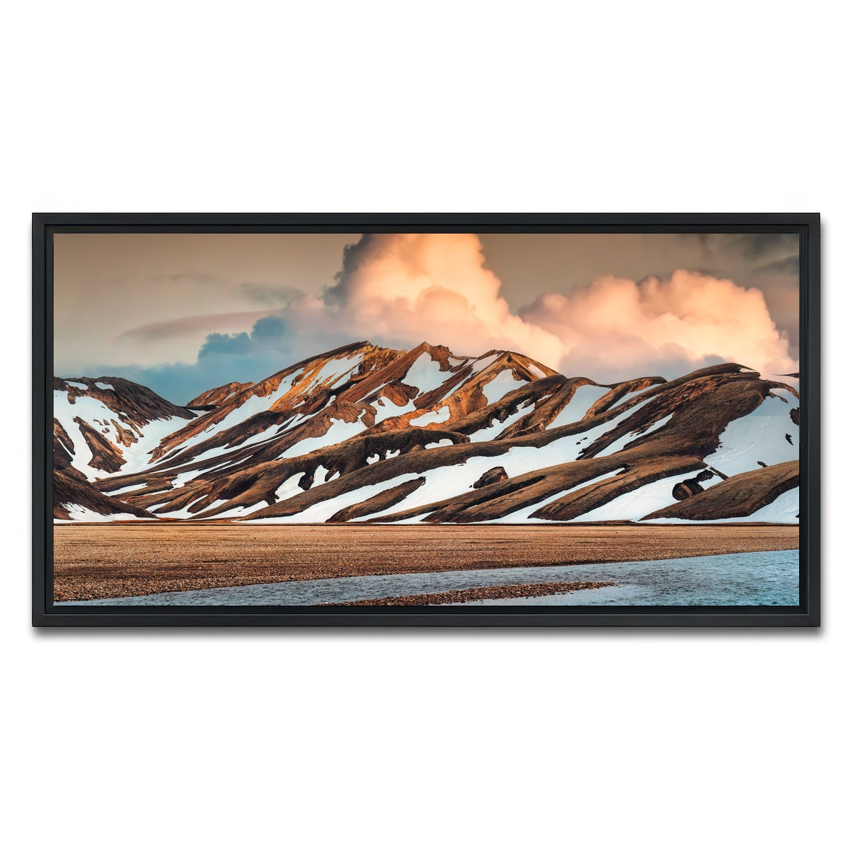 AUTO-MOCKUP WHITE | Icelandic Highlands | 1 Piece | Black Framed Canvas | group=2x1