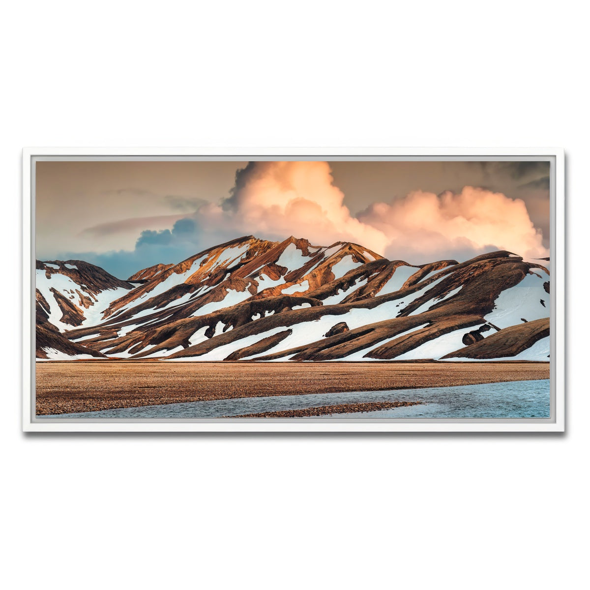 AUTO-MOCKUP WHITE | Icelandic Highlands | 1 Piece | White Framed Canvas | group=2x1