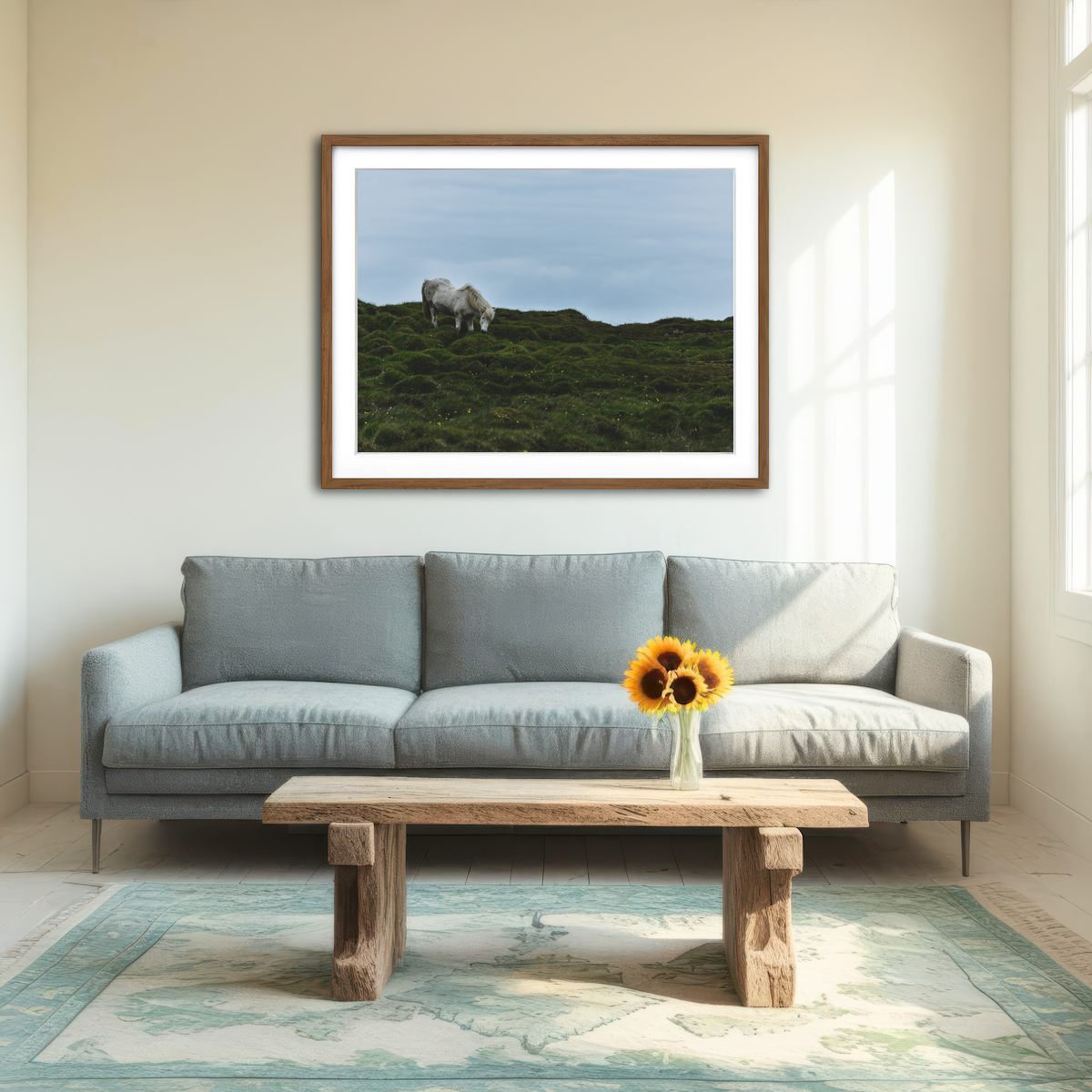AUTO-MOCKUP ROOM | Icelandic Horse Wall Art