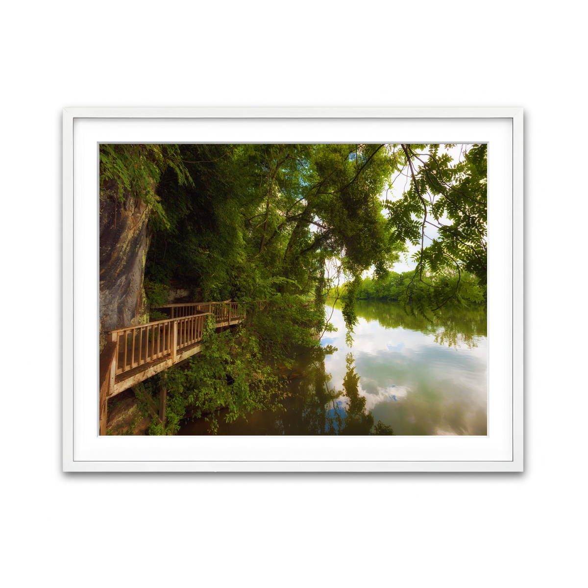 Framed Print 4x3 White