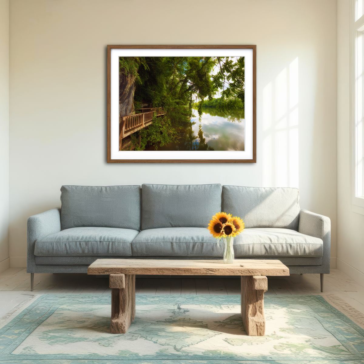 AUTO-MOCKUP ROOM | Ijam Nature Park Boardwalk Wall Art