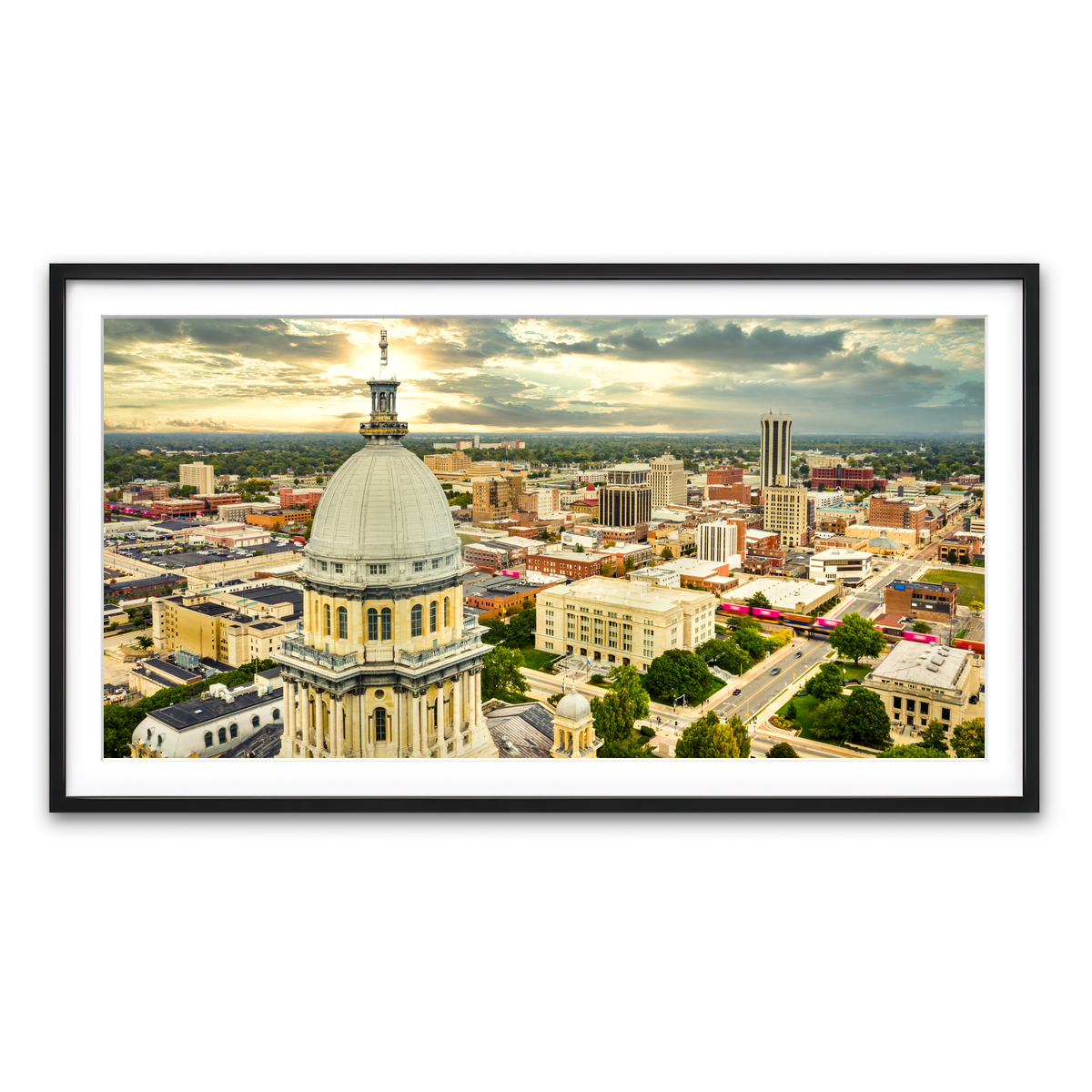 Framed Print 2x1 Black