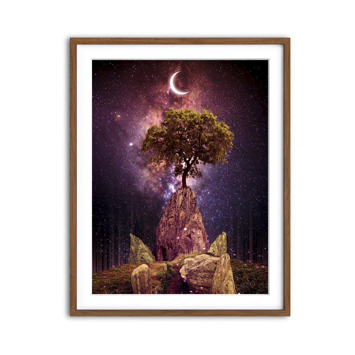 Framed Print 3x4 Walnut