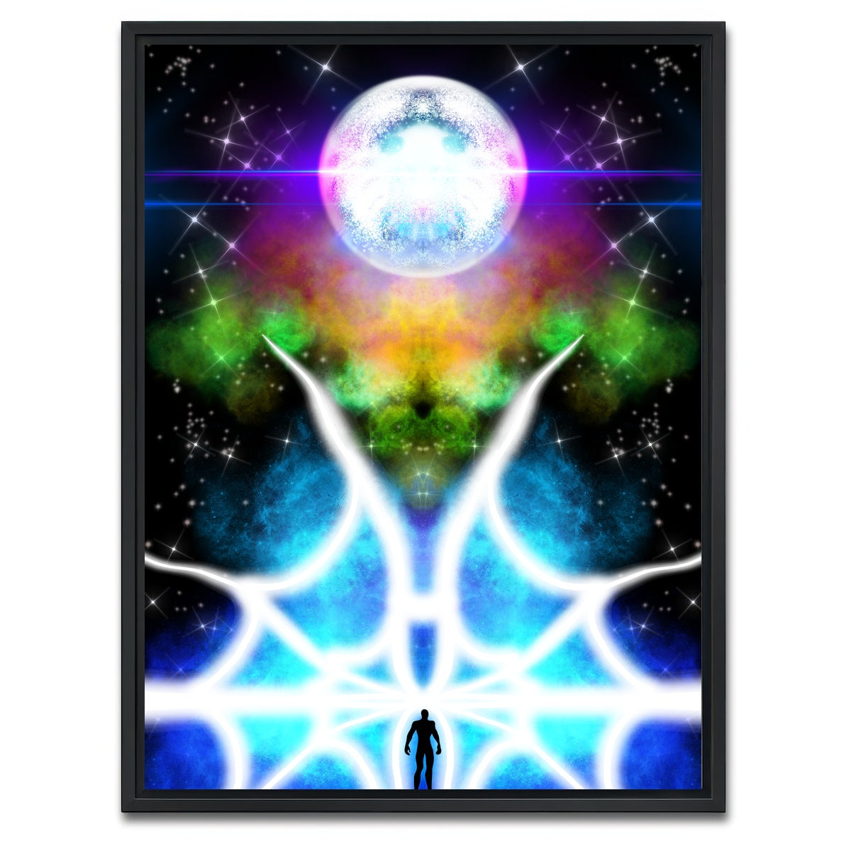 AUTO-MOCKUP WHITE | Illusion | 1 Piece | Black Framed Canvas | group=3x4