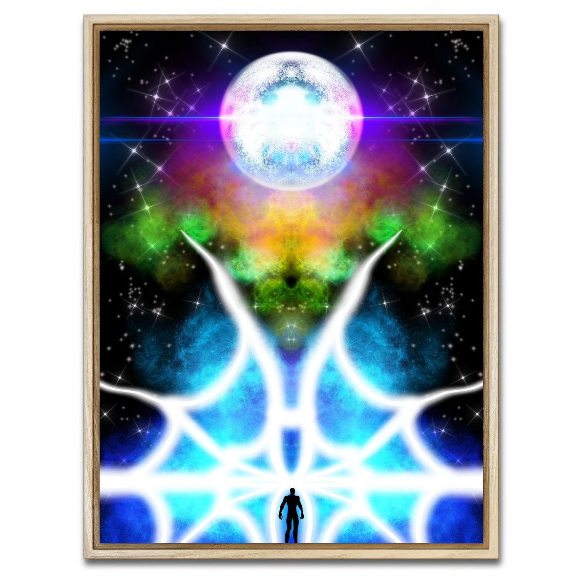 AUTO-MOCKUP WHITE | Illusion | 1 Piece | Natural Framed Canvas | group=3x4