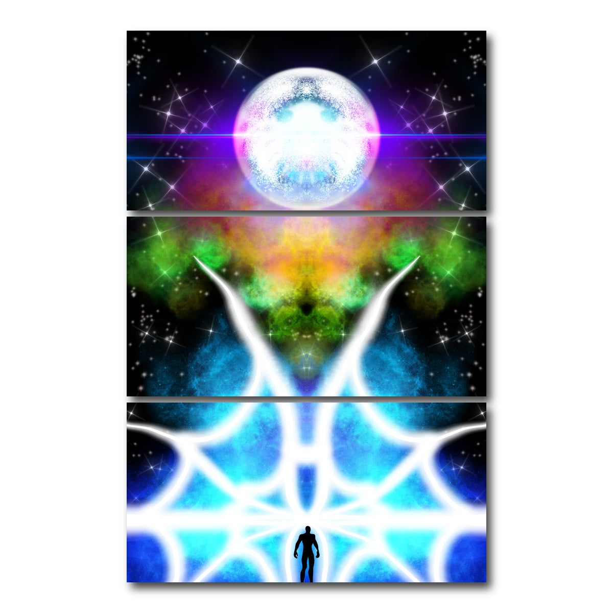 AUTO-MOCKUP WHITE | Illusion | 3 Piece | Gallery Wrap Canvas | group=12x24_stacked