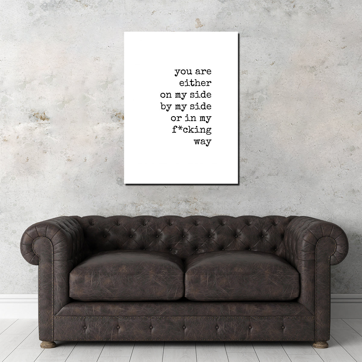 In My Way Wall Art