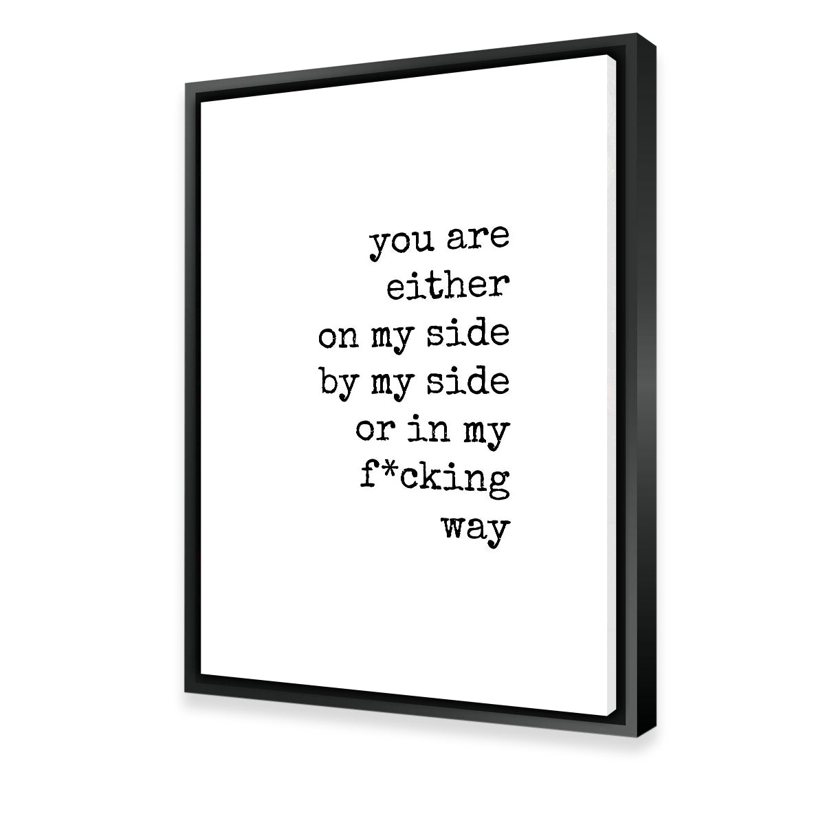 In My Way Wall Art