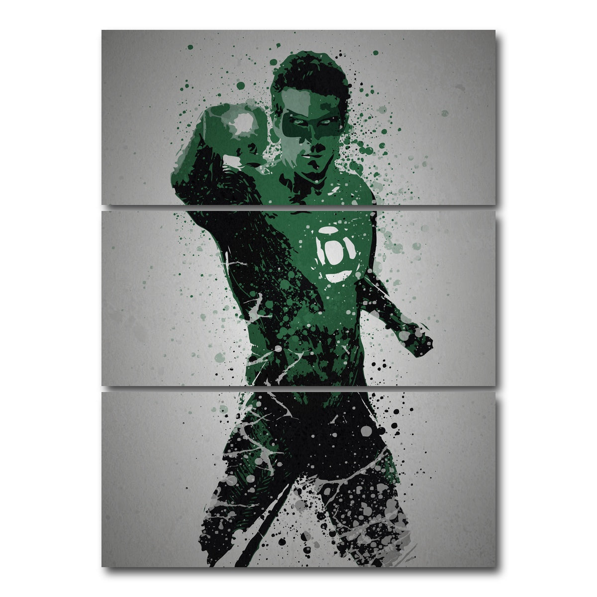 AUTO-MOCKUP WHITE | In Brightest Day In Blackest Night | 3 Piece | Gallery Wrap Canvas | group=8x18_stacked