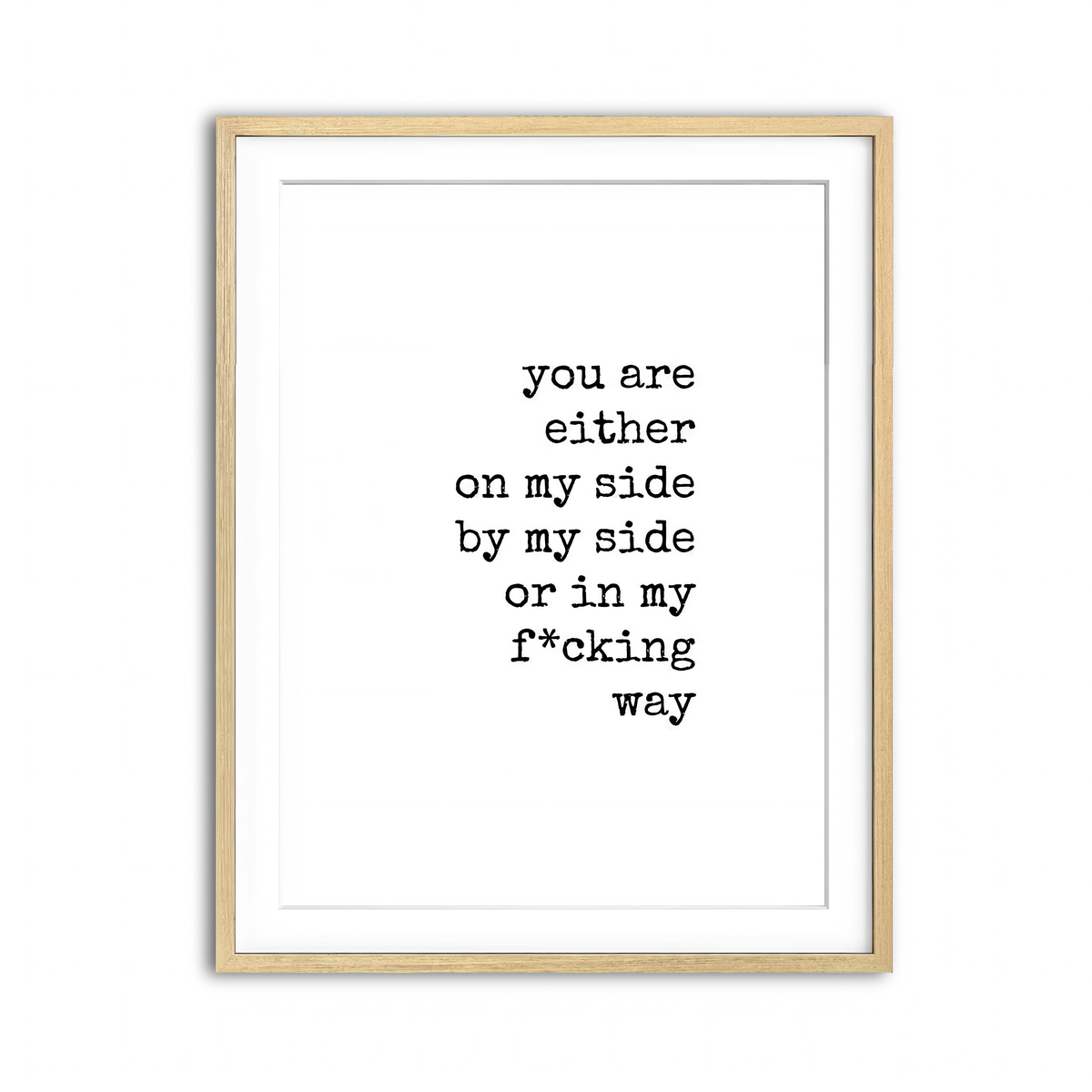 Framed Print 3x4 Natural