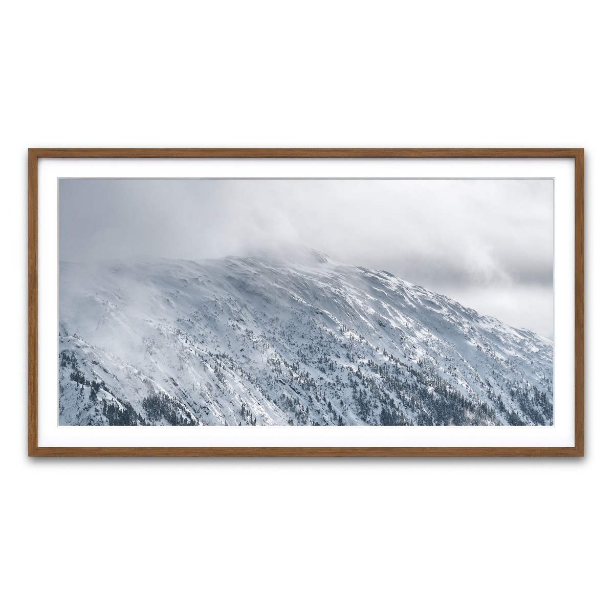 Framed Print 2x1 Walnut