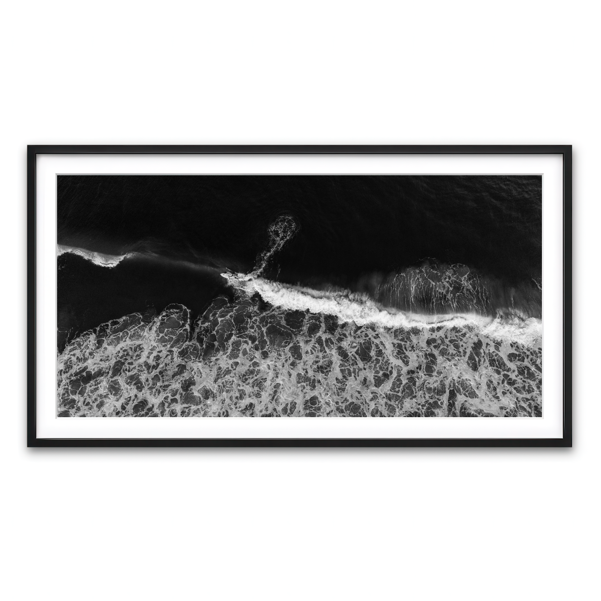 Framed Print 2x1 Black