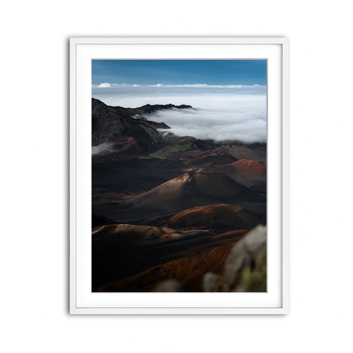 Framed Print 3x4 White