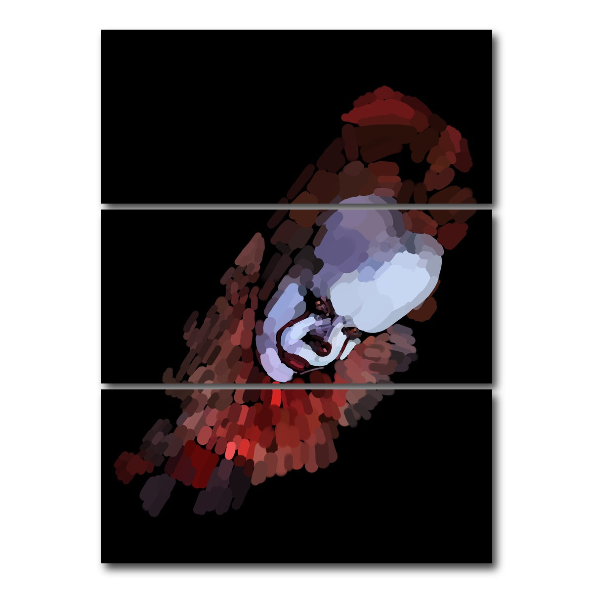 AUTO-MOCKUP WHITE | In the Sewer | 3 Piece | Gallery Wrap Canvas | group=8x18_stacked