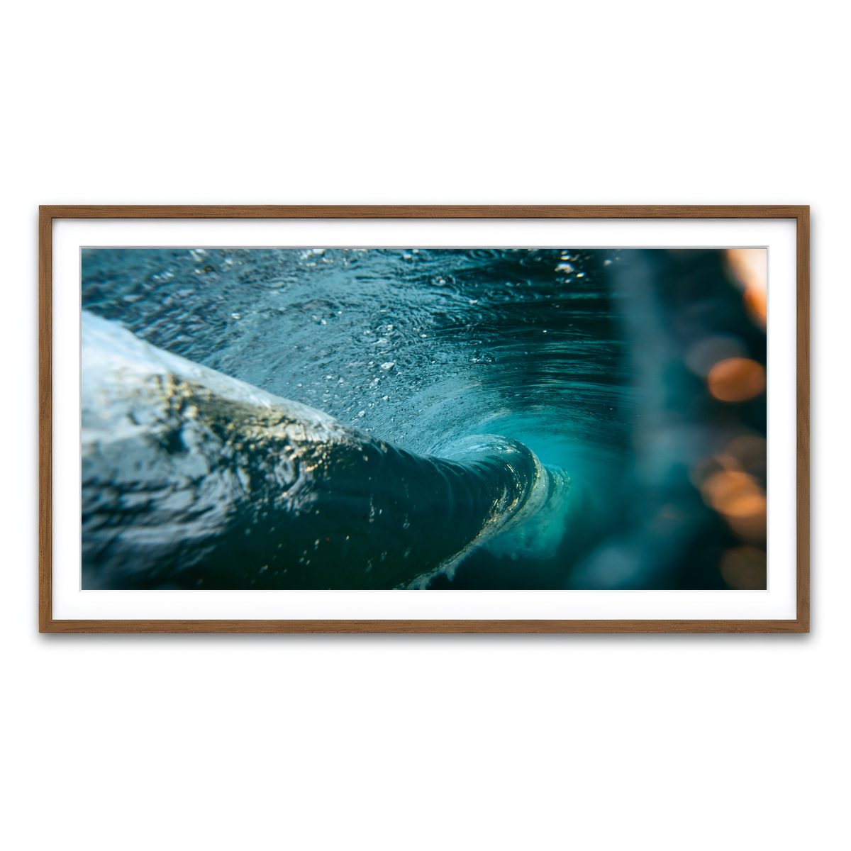Framed Print 2x1 Walnut