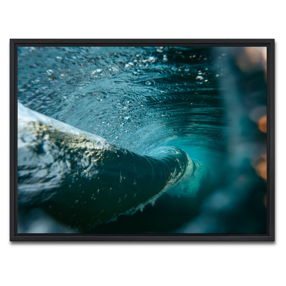 AUTO-MOCKUP WHITE | In the Wave | 1 Piece | Black Framed Canvas | group=4x3