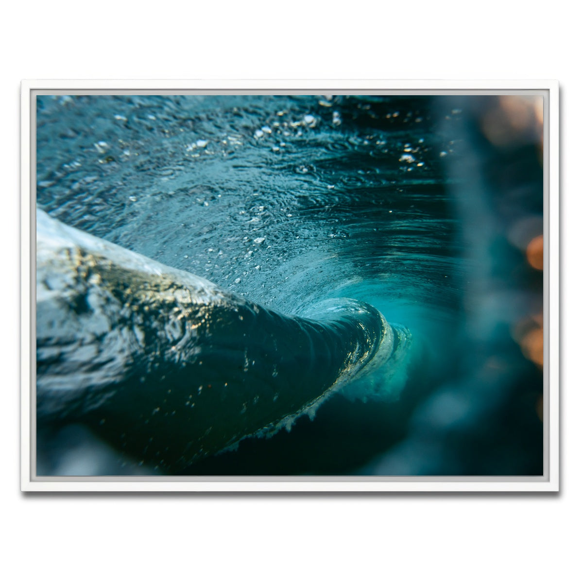 AUTO-MOCKUP WHITE | In the Wave | 1 Piece | White Framed Canvas | group=4x3