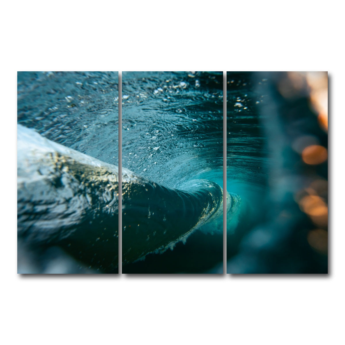 AUTO-MOCKUP WHITE | In the Wave | 3 Piece | Gallery Wrap Canvas | group=12x24