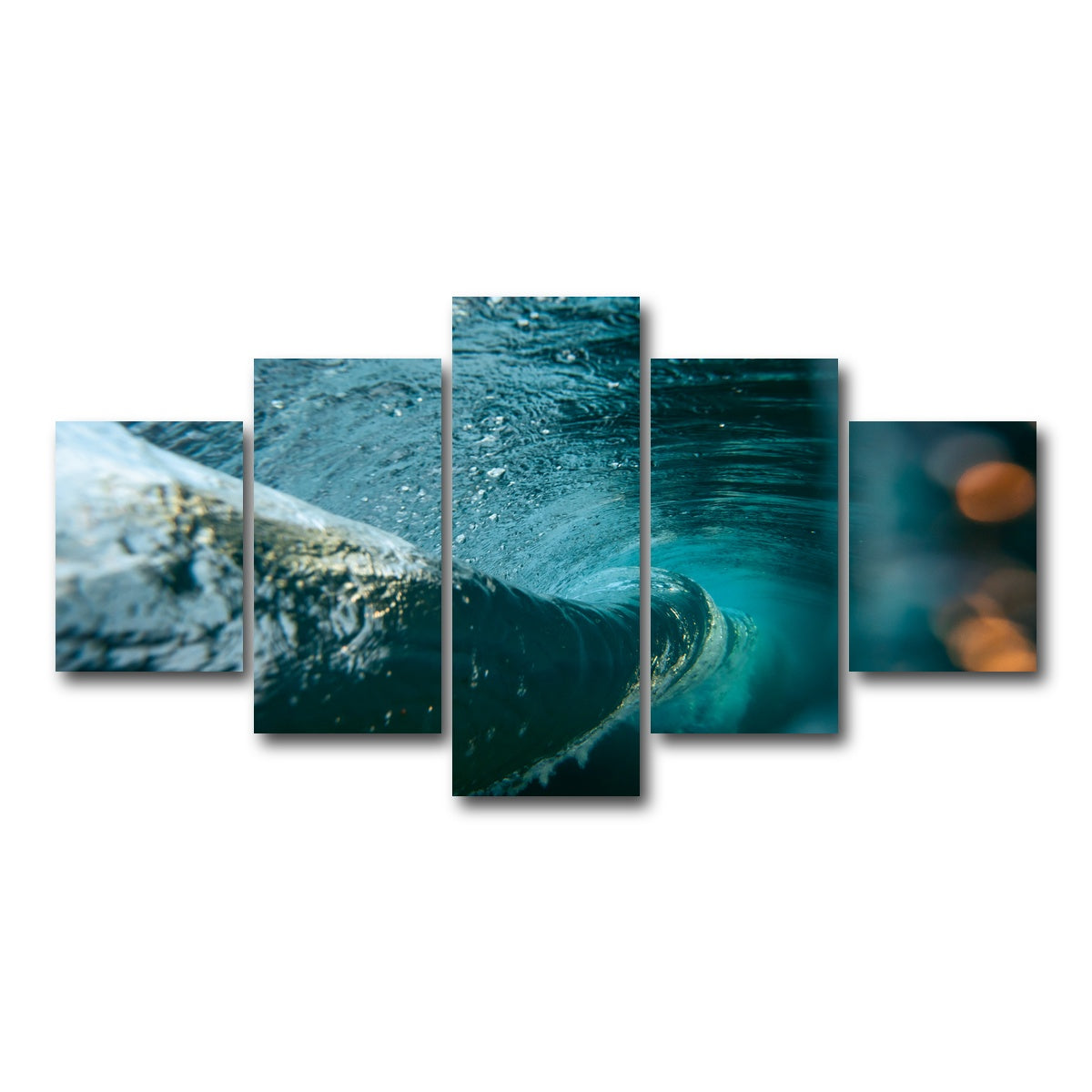 AUTO-MOCKUP WHITE | In the Wave | 5 Piece | Gallery Wrap Canvas | group=5_short