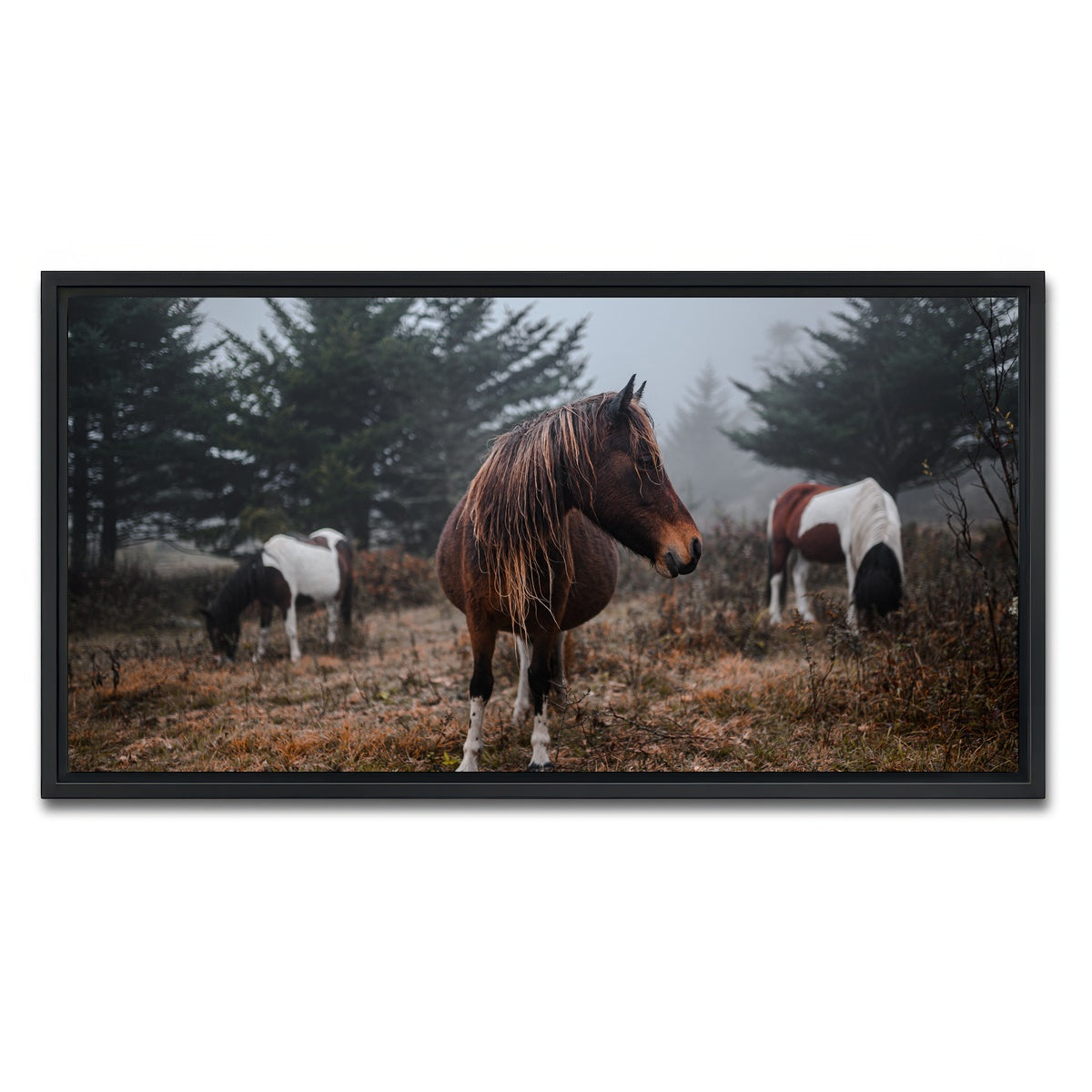 AUTO-MOCKUP WHITE | In the Wild | 1 Piece | Black Framed Canvas | group=2x1