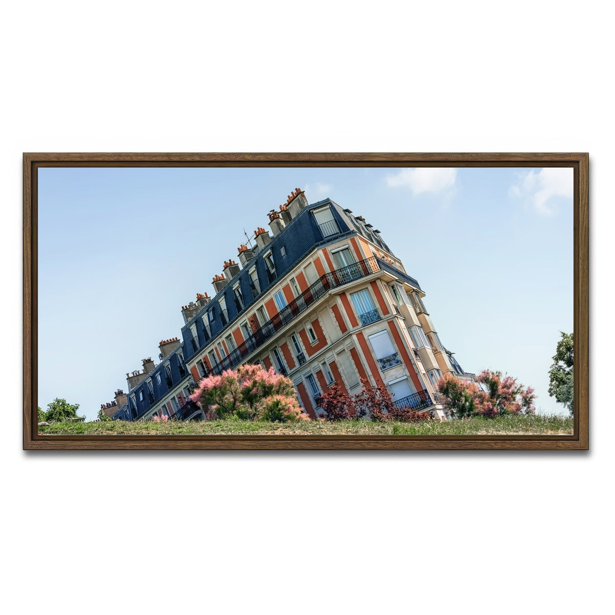 AUTO-MOCKUP WHITE | Inception | 1 Piece | Walnut Framed Canvas | group=2x1