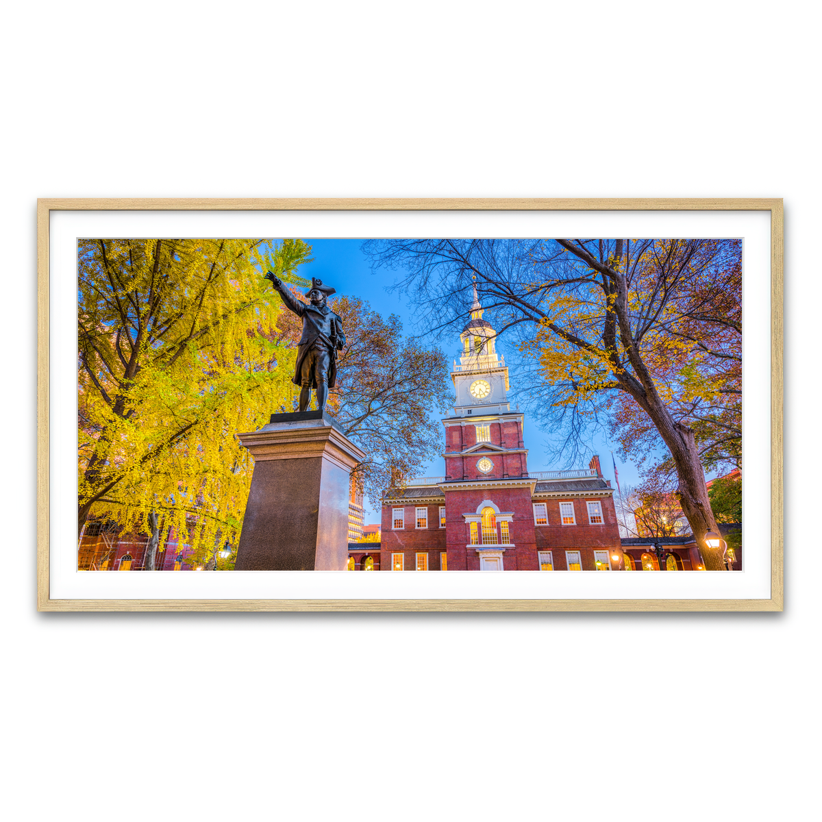 Framed Print 2x1 Natural