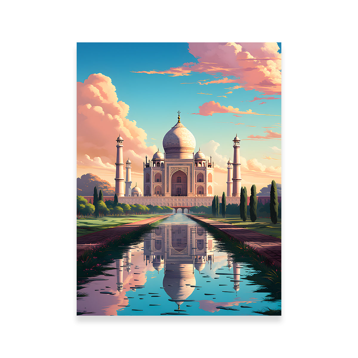 India - Taj Mahal Wall Art