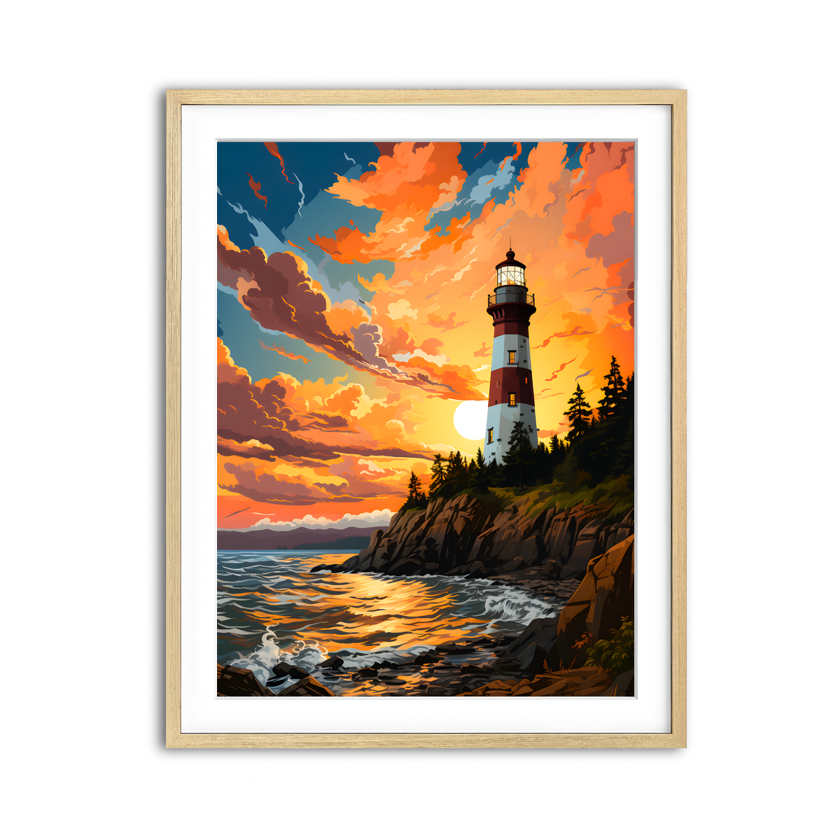 Framed Print 3x4 Natural