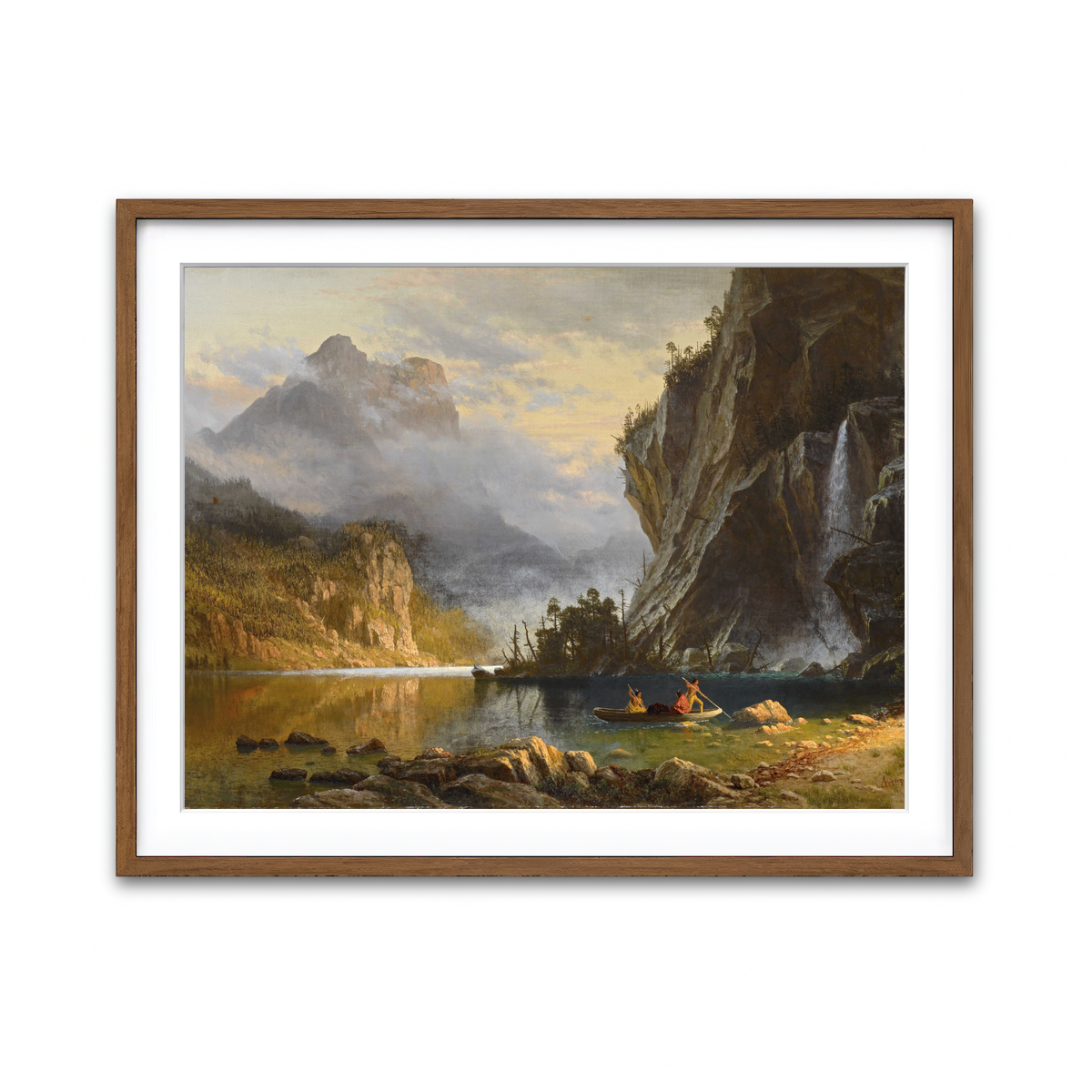 Framed Print 4x3 Walnut