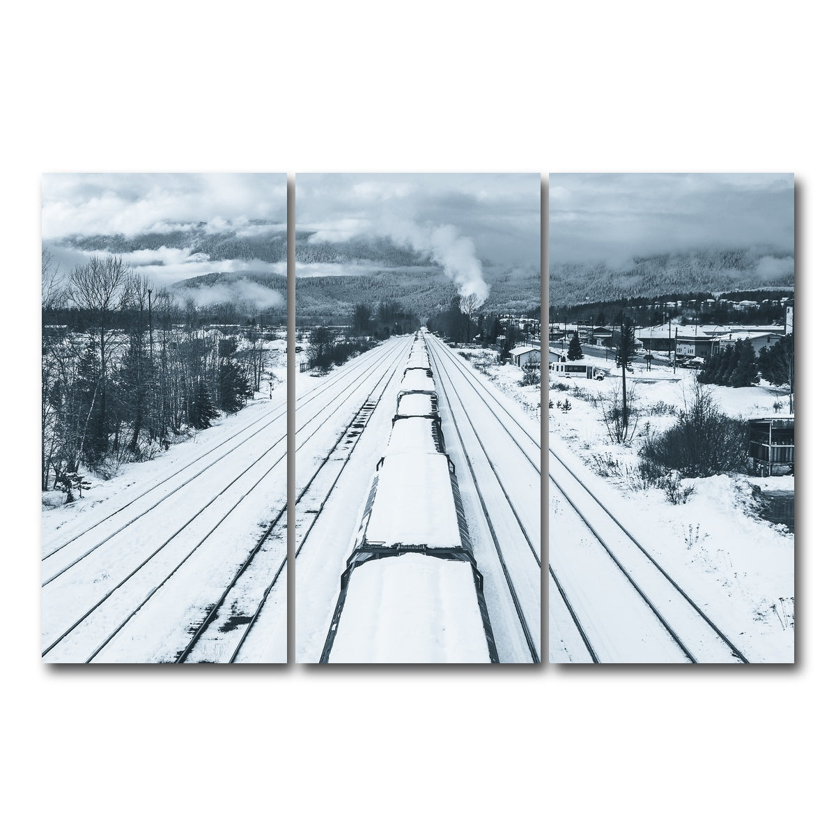 AUTO-MOCKUP WHITE | Industrial Overpass | 3 Piece | Gallery Wrap Canvas | group=12x24