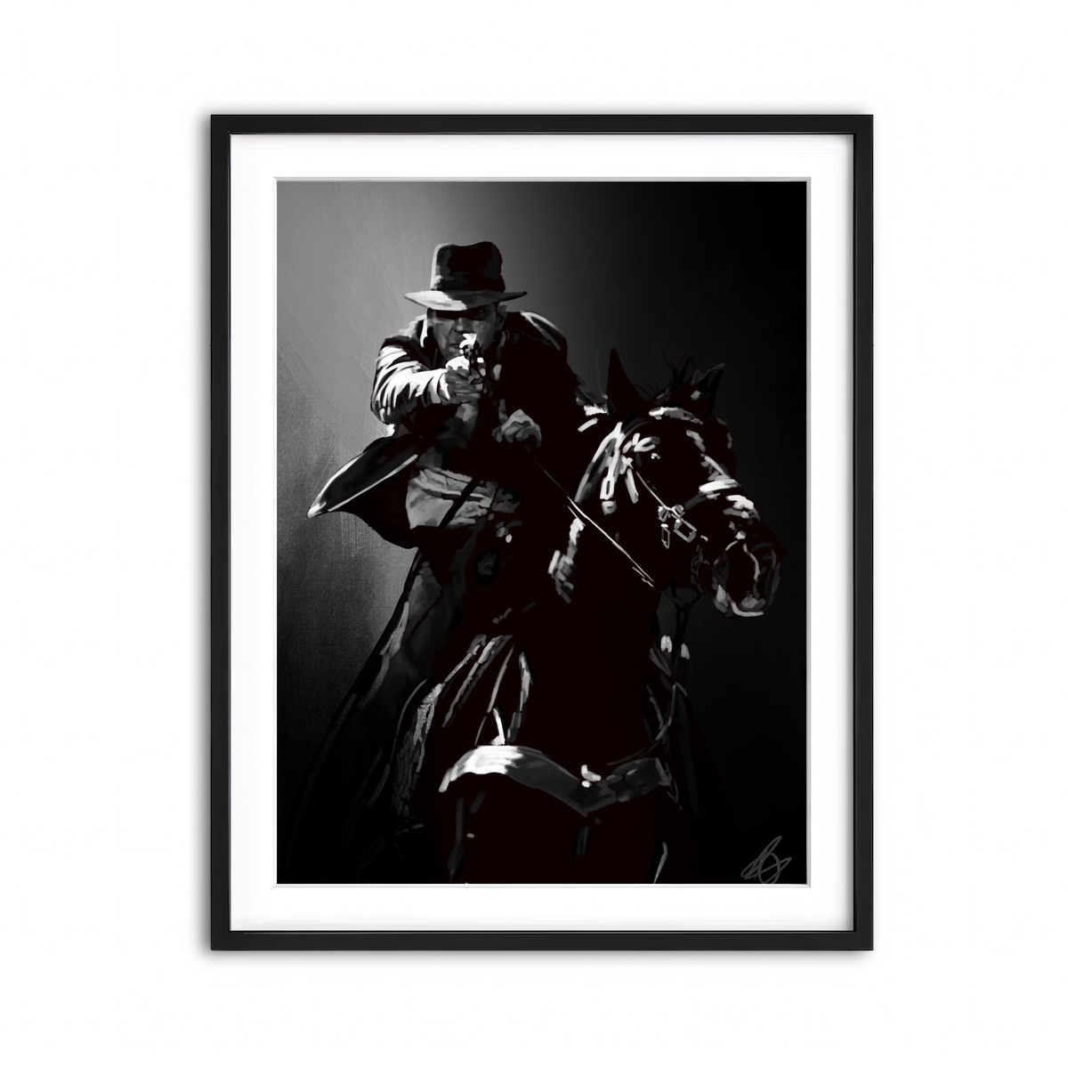 Framed Print 3x4 Black